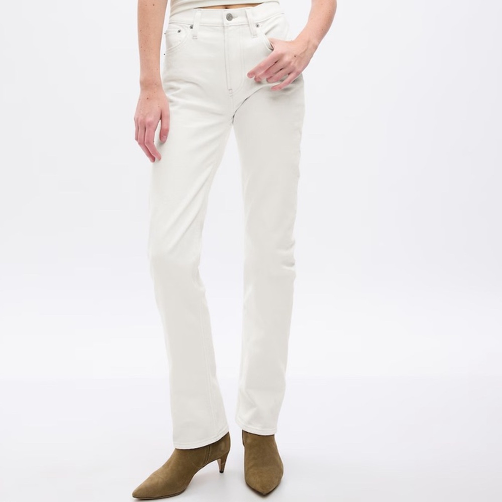 GAP High rise 90’s straight jeans